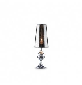 Lampa stołowa Alfiere TL1 Small 032467 Ideal Lux nowoczesna oprawa w kolorze chromu