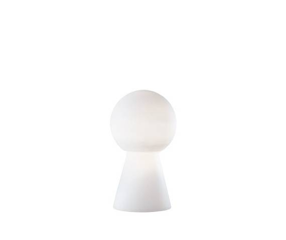 Lampa stołowa Birillo TL1 000251 Ideal Lux dekoracyjna oprawa w kolorze białym