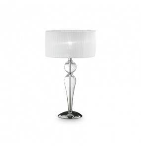 Lampa stołowa Duchessa TL1 Big 044491 Ideal Lux dekoracyjna oprawa w kolorze białym