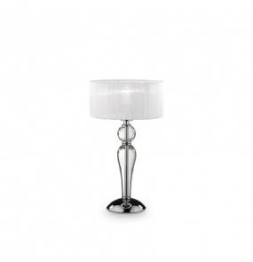 Lampa stołowa Duchessa TL1 Small 051406 Ideal Lux dekoracyjna oprawa w kolorze białym
