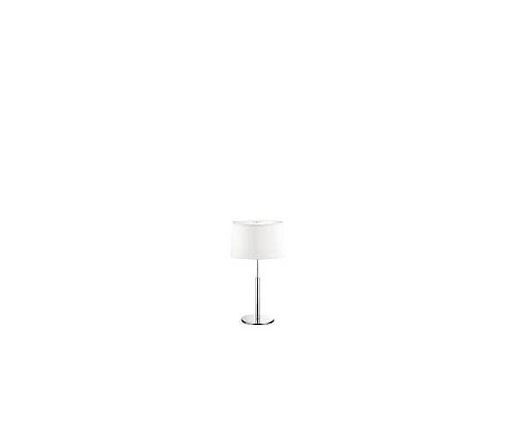Lampa stołowa Hilton TL1 075525 Ideal Lux biała oprawa w minimalistycznym stylu