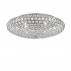 Plafon King PL9 CROMO 073255 Ideal Lux chromowana oprawa w kryształowym stylu