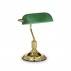 Lampa biurkowa Lawyer TL1 013657 Ideal Lux dekoracyjna oprawa w kolorze zieleni i mosiądzu