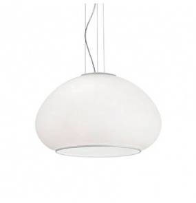 Lampa wisząca Mama SP3 D50 071022 Ideal Lux nowoczesna oprawa w kolorze białym