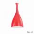 WYPRZEDAŻ OSTATNIA SZTUKA Lampa wisząca Olimpia SP1 czerwona Ideal Lux biała oprawa w nowoczesnym stylu