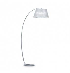 Lampa podłogowa Pagoda PT1 062273 Ideal Lux minimalistyczna oprawa w kolorze srebrnym