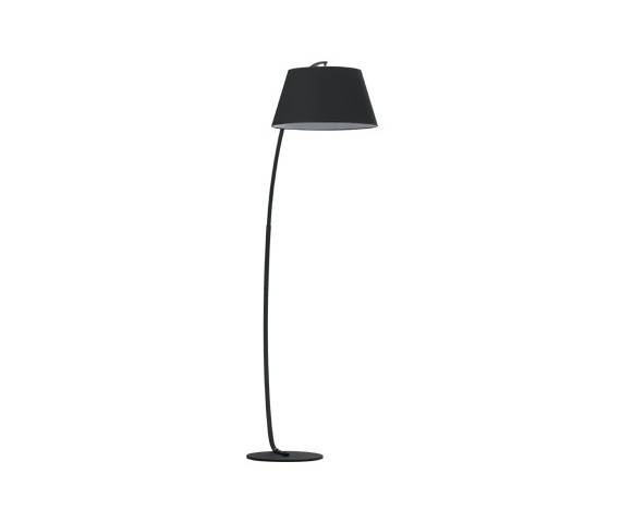 Lampa podłogowa Pagoda PT1 051765 Ideal Lux minimalistyczna oprawa w kolorze czarnym
