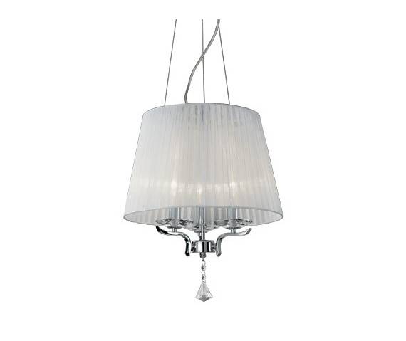 Lampa wisząca Pegaso SP3 059235 Ideal Lux biała oprawa w klasycznym stylu