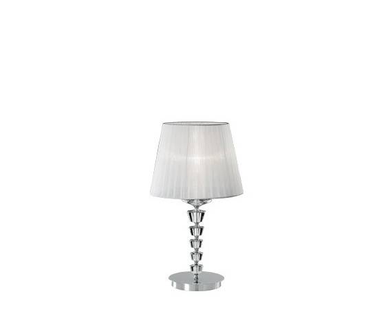 Lampa stołowa Pegaso TL1 059259 Ideal Lux biała oprawa w klasycznym stylu