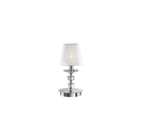 Lampa stołowa Pegaso TL1 059266 Ideal Lux biała oprawa w klasycznym stylu