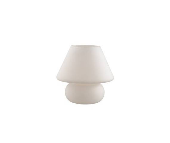 Lampa stołowa Prato TL1 Big 074702 Ideal Lux minimalistyczna oprawa w kolorze białym
