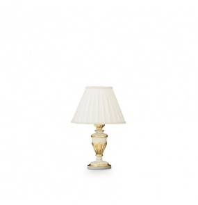 Lampa stołowa Firenze TL1 012889 Ideal Lux klasyczna oprawa w kolorze białym