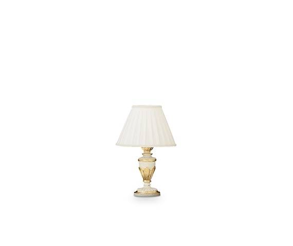 Lampa stołowa Firenze TL1 012889 Ideal Lux klasyczna oprawa w kolorze białym