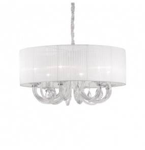 Lampa wisząca Swan SP6 Ideal Lux dekoracyjna oprawa w stylu klasycznym