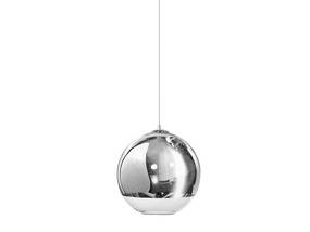 Lampa wisząca Silver Ball 35 AZ0732 AZzardo kulista oprawa w kolorze chromu