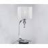 ŻARÓWKA LED GRATIS! Lampa stołowa Impress AZ1107 Azzardo biała oprawa w klasycznym stylu