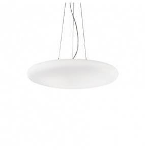 Lampa wisząca Smarties Bianco SP3 D50 032009 Ideal Lux nowoczesna oprawa w kolorze białym