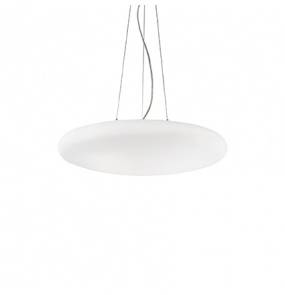 Lampa wisząca Smarties Bianco SP3 D40 032016 Ideal Lux nowoczesna oprawa w kolorze białym
