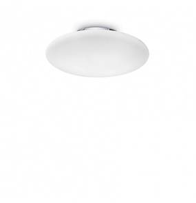 Plafon Smarties Bianco PL2 D40 032047 Ideal Lux nowoczesna oprawa w kolorze białym