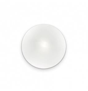 Kinkiet Smarties Bianco AP1 014814 Ideal Lux nowoczesna oprawa w kolorze białym