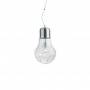 Lampa wisząca Luce Max SP1 Big 033662 Ideal Lux nowoczesna oprawa w kolorze aluminium