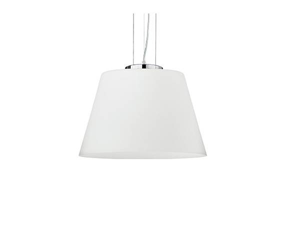 Lampa wisząca Cylinder SP1 D40 025438 Ideal Lux nowoczesna oprawa w kolorze białym