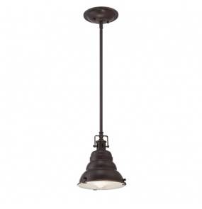 Lampa wisząca Eastvale QZ/EASTVALE/P/S Quoizel brązowa oprawa w nowoczesnym stylu