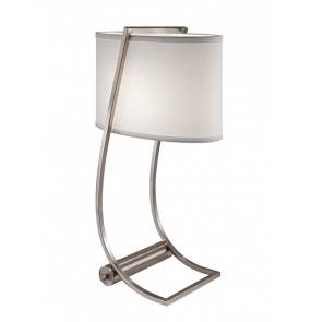 Lampa biurkowa Lex Brushed Steel FE/LEX TL BS Feiss funkcjonalna oprawa w kolorze stali