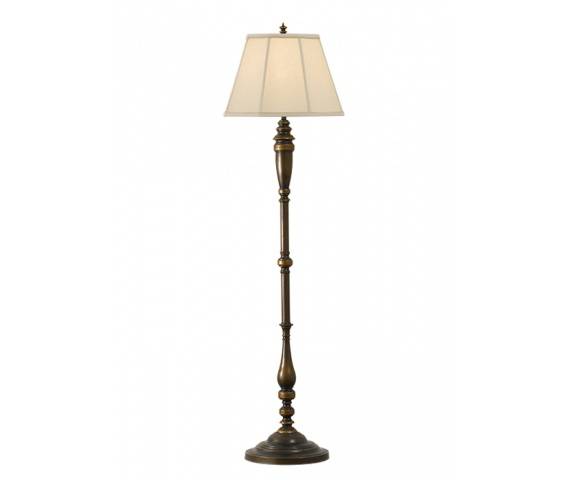 Lampa podłogowa Lincolndale FE/LINCOLNDALE FL Feiss klasyczna oprawa w kolorze brązu