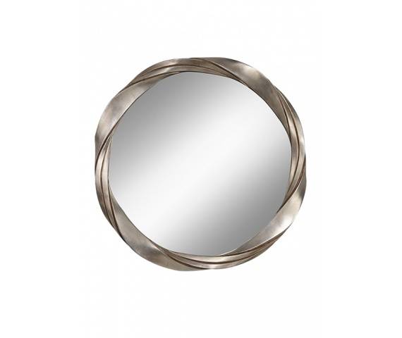 Lustro Silver Twist FE/SILVERTW MIRR Feiss dekoracyjne lustro w kolorze srebrnym
