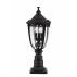 Lampa stojąca zewnętrzna English Bridle FE/EB3/M BLK Feiss czarna oprawa w dekoracyjnym stylu