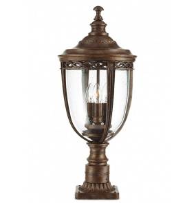 Lampa stojąca zewnętrzna English Bridle FE-EB3-L-BRB Feiss klasyczna oprawa w kolorze brązu