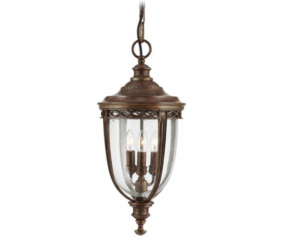 Lampa wisząca zewnętrzna English Bridle FE/EB8/L BRB Feiss klasyczna oprawa w kolorze brązu