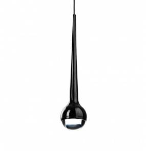 Lampa wisząca Cappi Nero LED OR80247 Orlicki Design czarna oprawa w stylu design