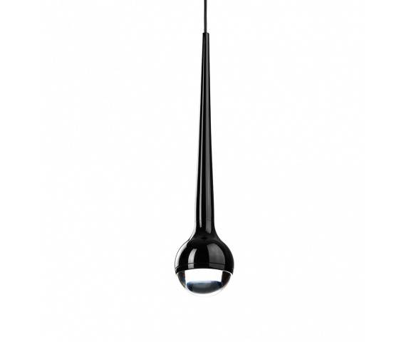 Lampa wisząca Cappi Nero LED OR80247 Orlicki Design czarna oprawa w stylu design