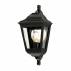 Lampa ścienna zewnętrzna Kerry FLUSH Elstead Lighting czarna oprawa w klasycznym stylu