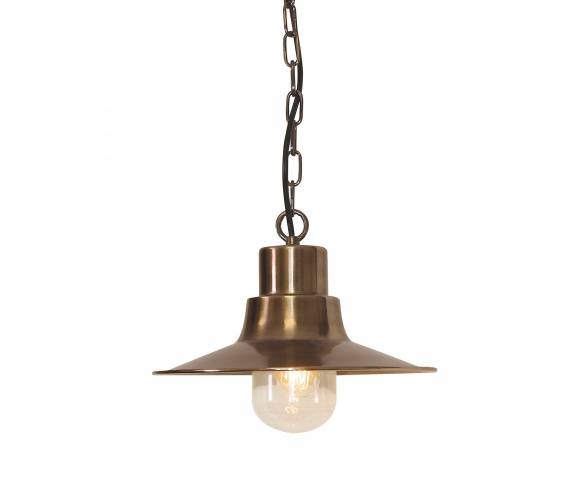 Lampa wisząca zewnętrzna Sheldon SHELDON-CH-BR Elstead Lighting oprawa w kolorze antycznego mosiądzu