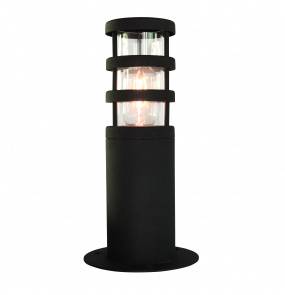 Lampa stojąca zewnętrzna Hornbaek PED Elstead Lighting czarna oprawa w nowoczesnym stylu