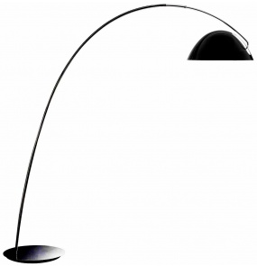 Lampa podłogowa Pluma P-2959 Estiluz czarna oprawa w stylu design