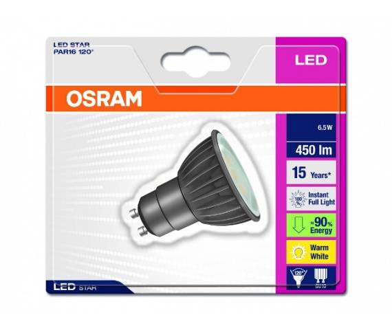 Żarówka LED STAR PAR16 6,5W GU10 2700K