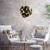 Lampa wisząca Dots TS-081111P-BK oprawa w kolorze czerni i złota ZUMA LINE