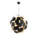 Lampa wisząca Dots TS-081111P-BK oprawa w kolorze czerni i złota ZUMA LINE