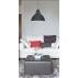 Lampa wisząca Cande TS-110611P-BK Zuma Line minimalistyczna czarno-biała oprawa 