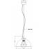 Lampa wisząca Antenne TS-071003P-BKGO Zuma Line czarno-złota oprawa w stylu nowoczesnym