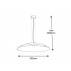 Lampa wisząca WANTO 5523 Shilo czarny
