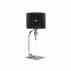 ŻARÓWKA LED GRATIS! Lampa stołowa Impress AZ0502 Azzardo czarna oprawa w klasycznym stylu 