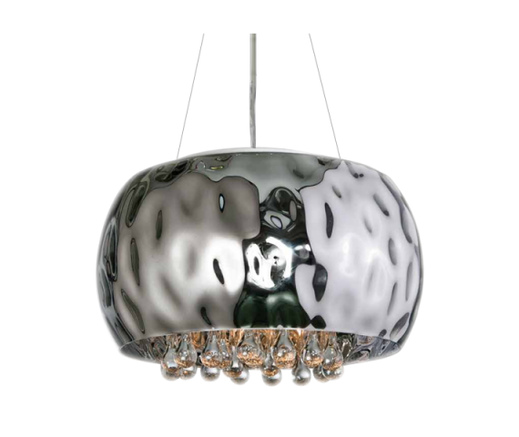 Lampa wisząca Caldo 40 AZ1002 Azzardo dekoracyjna oprawa w kolorze chromu