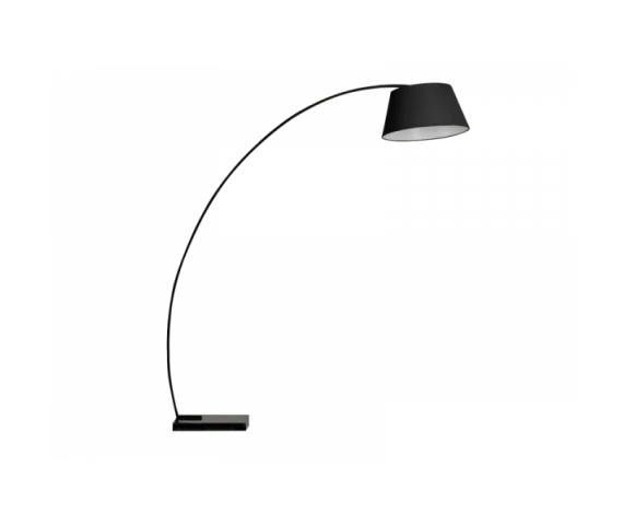 Lampa podłogowa Olav AZ1034 AZzardo nowoczesna oprawa w kolorze czarnym