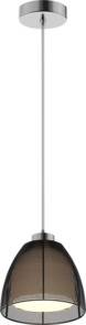 Lampa wisząca Pico MD9023-1S oprawa w kolorze srebrnym z czarnym kloszem ZUMA LINE