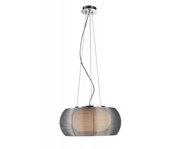 Lampa wisząca Tango MD1104-2L  Zuma Line srebrna oprawa w nowoczesnym stylu
